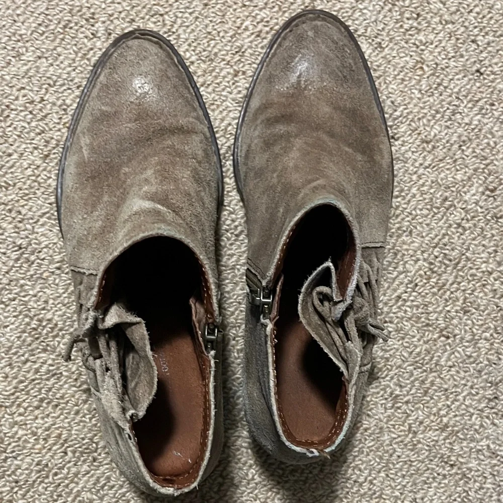 Womens Born Suede Ankle Boots - 7M - Picture 4 of 7